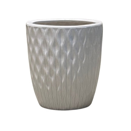 Dimond Pattern Ceramic Pots