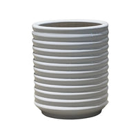 Cylindric Striped Pattern Ceramic Platers