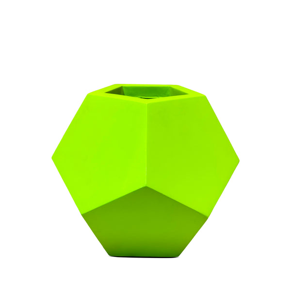 Green Fiberglass Planter