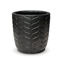 Jet-black Ceramic Pot & Planter