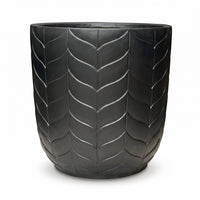 Jet-black Ceramic Pot & Planter