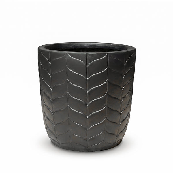 Jet-black Ceramic Pot & Planter