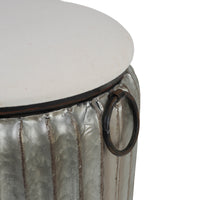 Metal Quinby Storage Stool