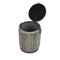 Metal Quinby Storage Stool