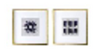 60 X 60 X 3cm  S-2 23.5x23.5 Grace Purple Agate Shadow Boxes