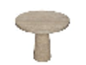 91.4 X 91.4 X 76.2cm  Cement Table