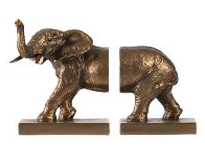 S/2 9.5x5x7.5  Bookends,Elephant