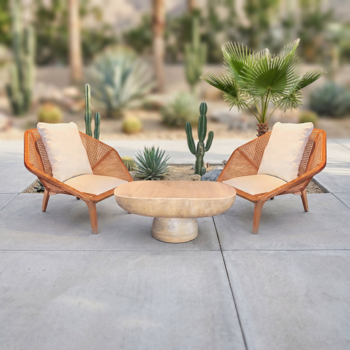 Teak Leisure Set with Table