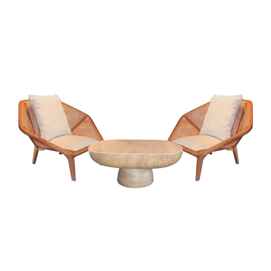 Teak Leisure Set with Table