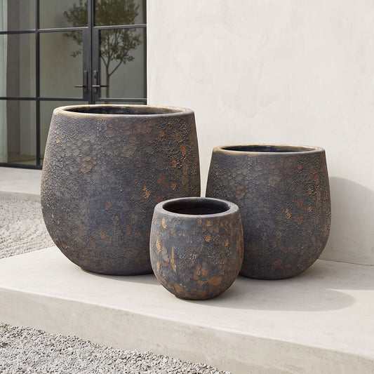 Volos Sunset Angkor Glazed Ceramic Pots