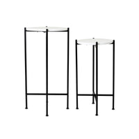 Adjustable Frame Marble Table (Plant Stand)
