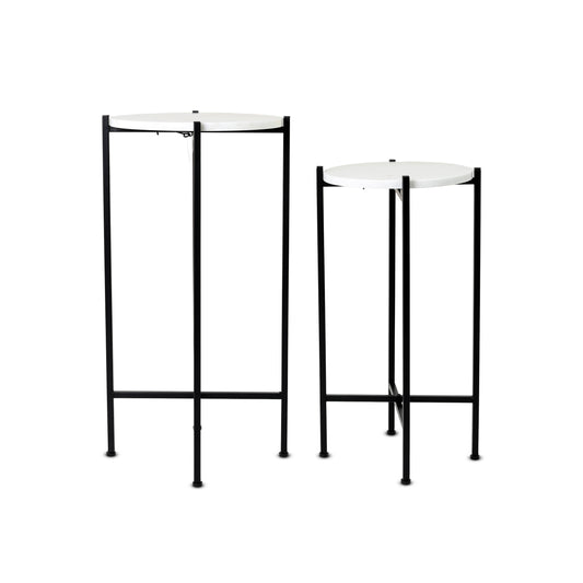 Adjustable Frame Marble Stand/Plant Stand