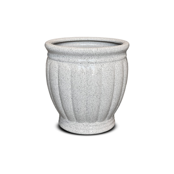 White Ceramic Pot & Planter