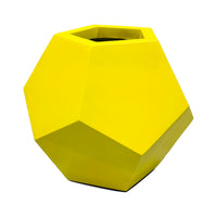 Yellow Fiberglass Planter