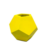 Yellow Fiberglass Planter