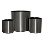 CLASSIC CYLINDER SATIN SILVER WITH WHEEL