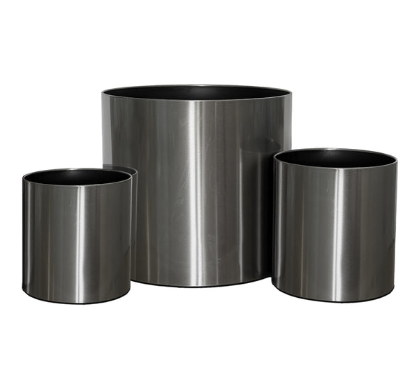 CLASSIC CYLINDER SATIN SILVER WITH WHEEL