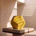 Yellow Fiberglass Planter
