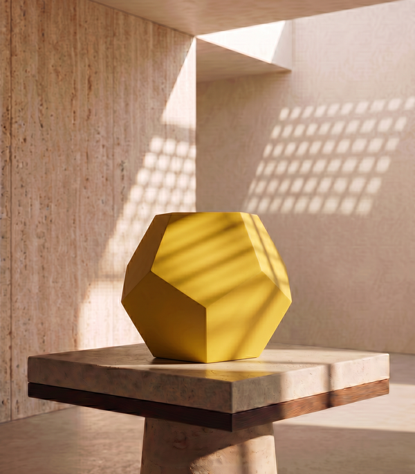 Yellow Fiberglass Planters